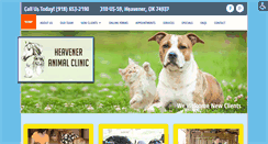 Desktop Screenshot of heaveneranimalclinic.com